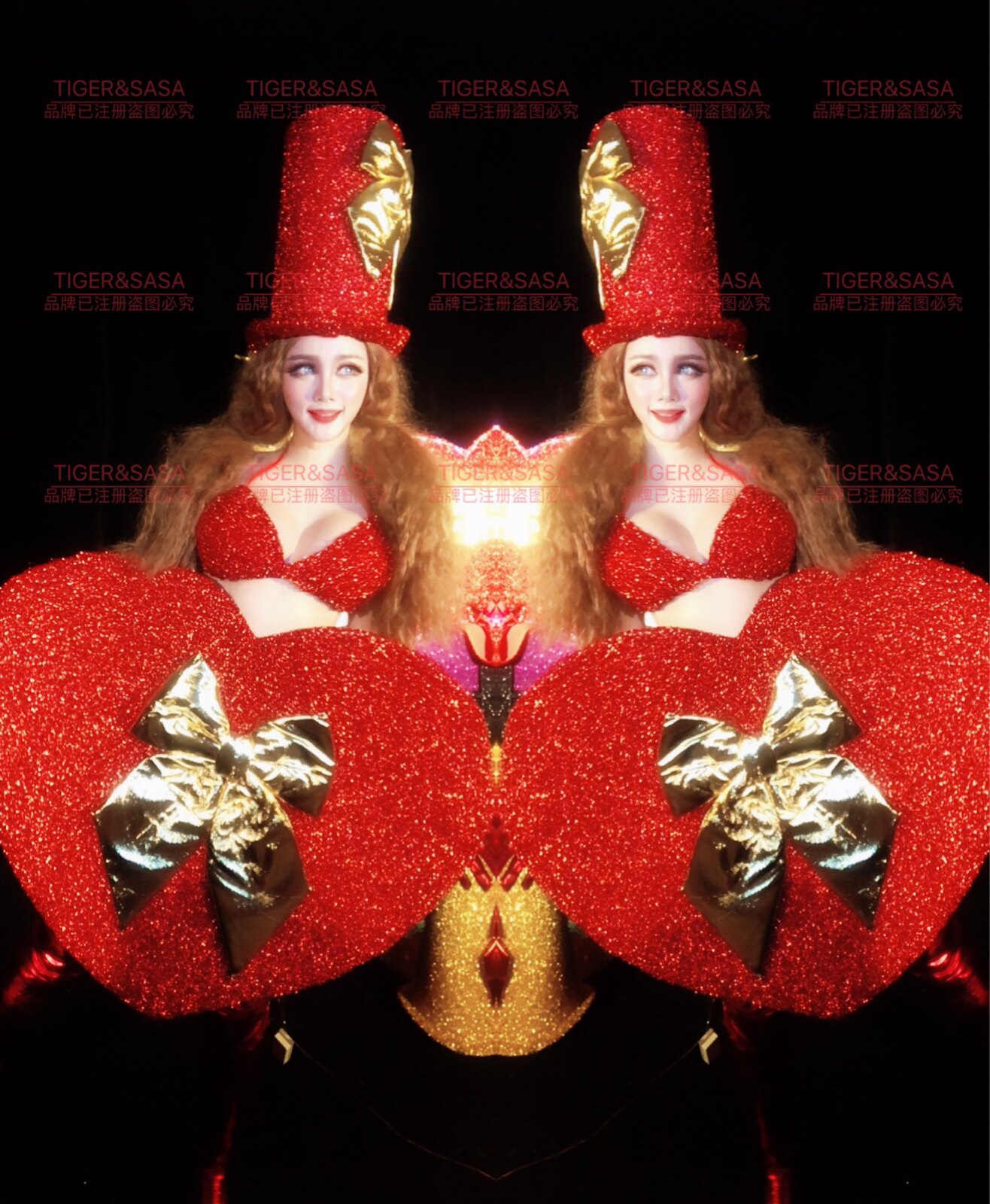 莎莎家2018夜店酒吧DJ歌手舞队男女GOGO春节情人节圣诞节演出服