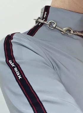 杀死玛丽苏包邮ins扣子钛钢项链