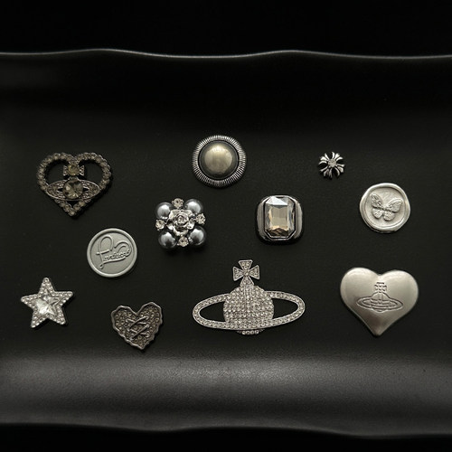 洞洞鞋配饰装饰配件卡扣饰品适配crocs卡骆驰洞洞鞋花高级感cross - 图2