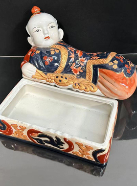 陶瓷器摆件孔雀老货玄关装饰品