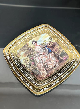 陶瓷西洋人物欧式装饰盘点心盘
