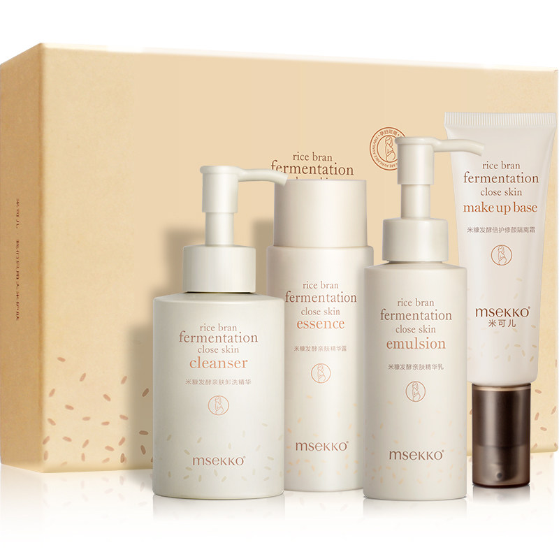 米可儿宝宝树联合定制孕妇米糠发酵 msekko面部套装