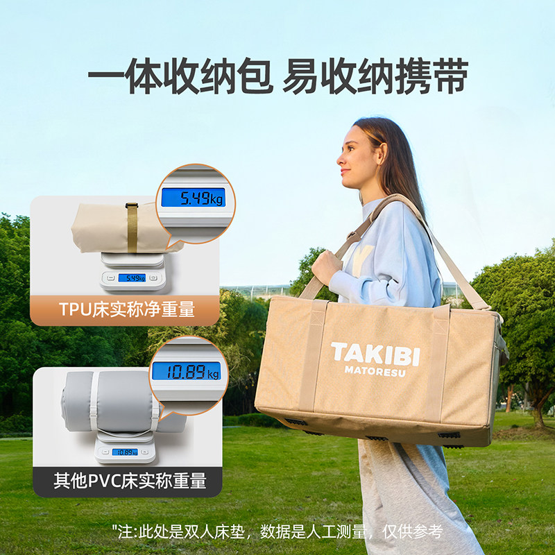 塔吉比优享版拉丝充气床垫户外露营聚醚TPU深睡家用便携自动充气,淘宝优惠券,粉丝福利购,淘宝优惠卷