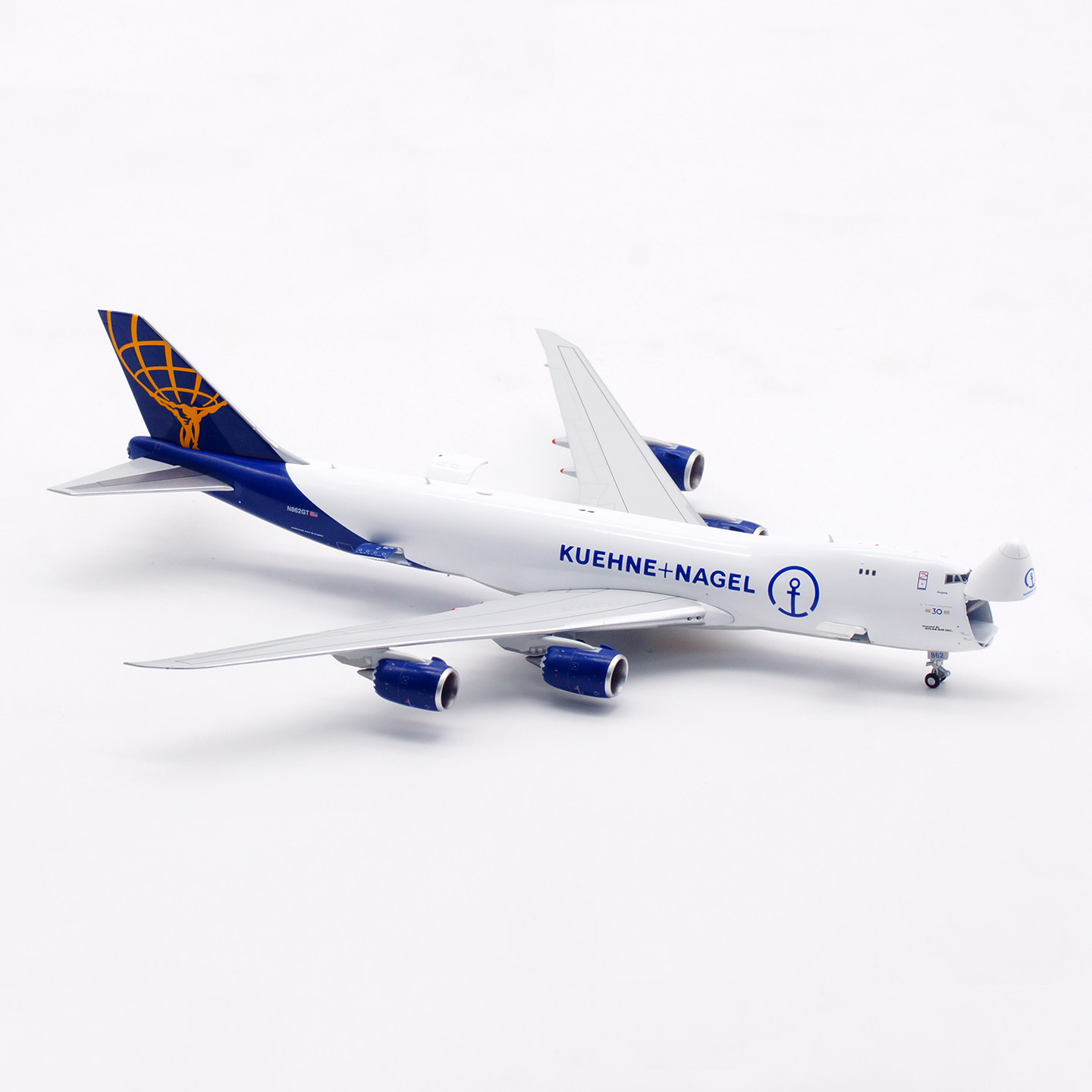 HX models 1:400合金飞机模型 阿特拉斯航空 B747-8F N862GT 开仓 - 图1