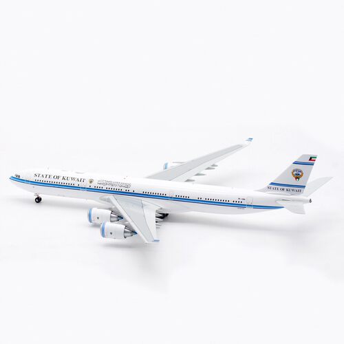 Jcwing 1/200  合金飞机模型 科威特专机 空客A340-500 9K-GBA - 图3