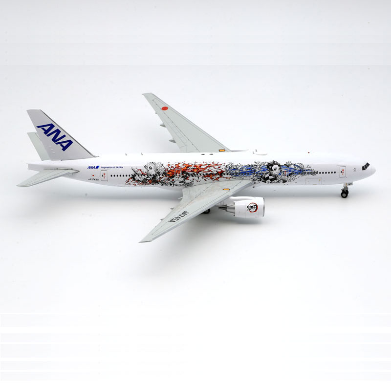 Jcwings 1/200合金飞机模型全日空 B777-200ER JA745A鬼滅之刃-图2