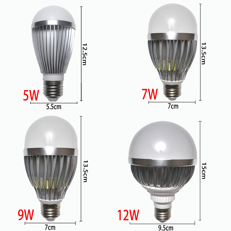 e27螺口led灯泡三色变光灯泡b22卡口节能灯泡高亮e14螺口led灯泡-图2