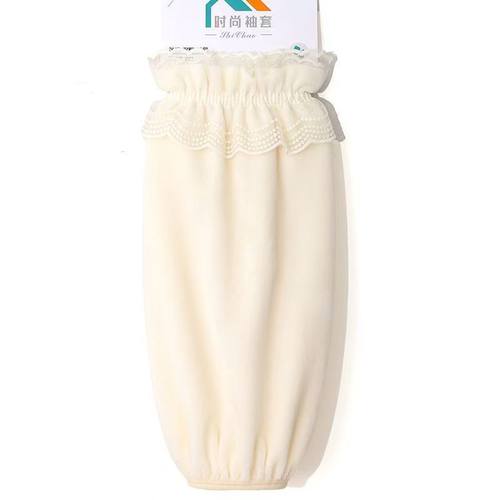 冬季新款袖套长款防污耐脏套袖学生护袖工作上班羽绒服成人手袖头 - 图2