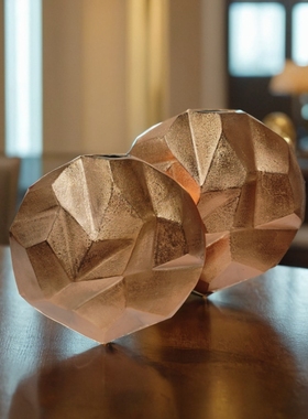 进口花器扁摆件餐桌玄关背景墙电视柜 餐边柜床边柜氛围大堂