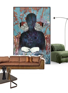 网红咖啡会所办公室餐桌别墅玄关柜软装烛台进口高端飘窗摆件民宿