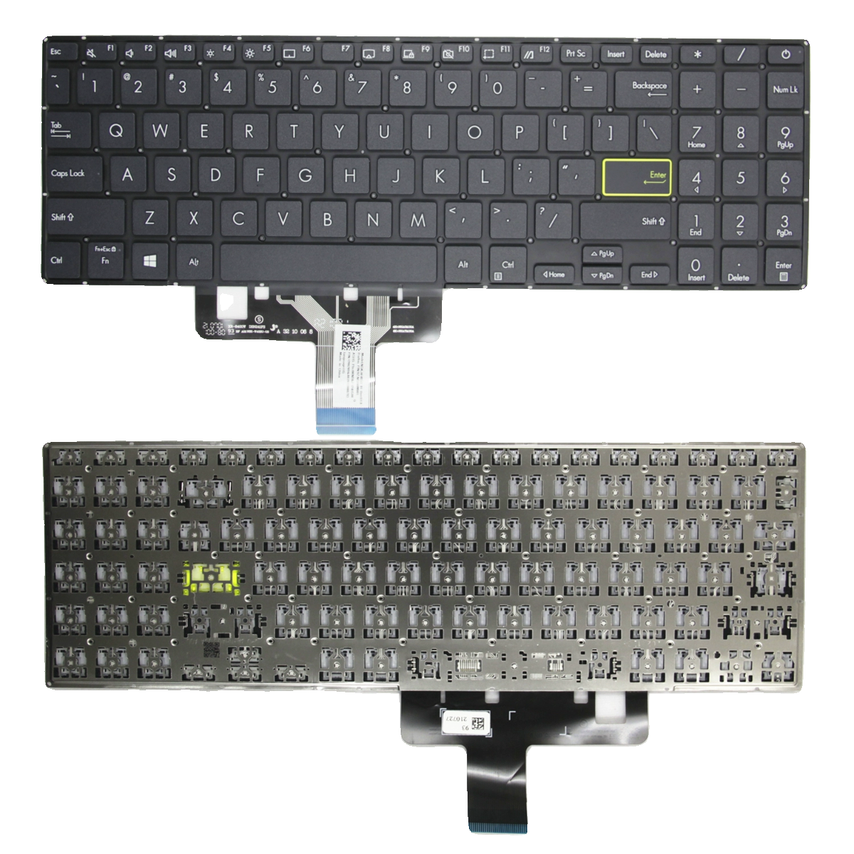 Asus华硕 X521 M5600I X521F S5600F S15 FL8850 L510 E510M键盘-图1