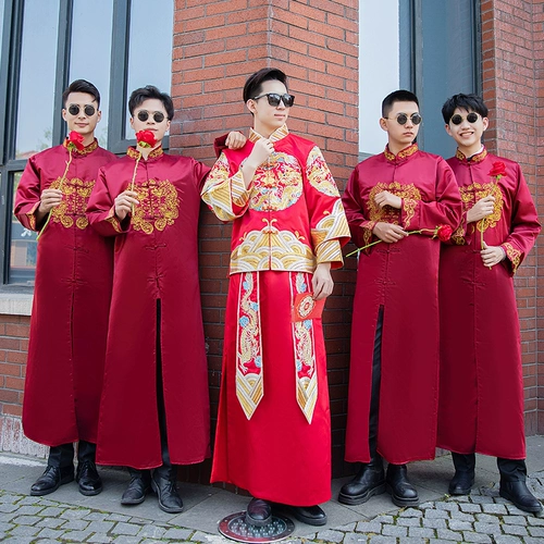 Китайское лучшее платье для мужчин платье платье свадебная республика китайская рубашка