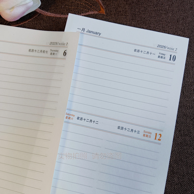 2026年日程本替换芯工作记事本子日程表记事本效率本活页芯6孔9孔,淘宝优惠券,粉丝福利购,淘宝优惠卷