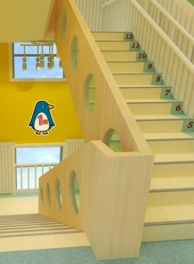 幼儿园楼梯数字号指示牌