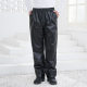 Waterproof and oil-proof loose work leather pants large size labor protection clothing