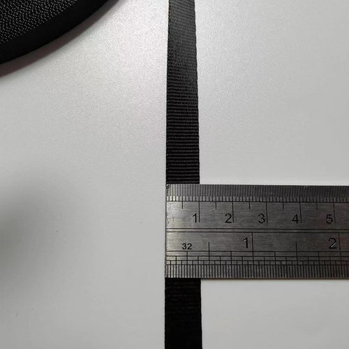 黑色尼龙平纹织带 书包带 箱包带 背包带捆绑打包编织带1-5cm - 图2