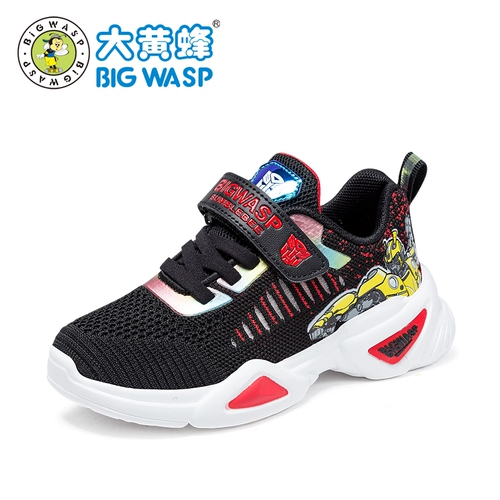 Бамблби, детские туфли, модная дышащая спортивная обувь для мальчиков, коллекция 2021, тренд сезона, 6 лет