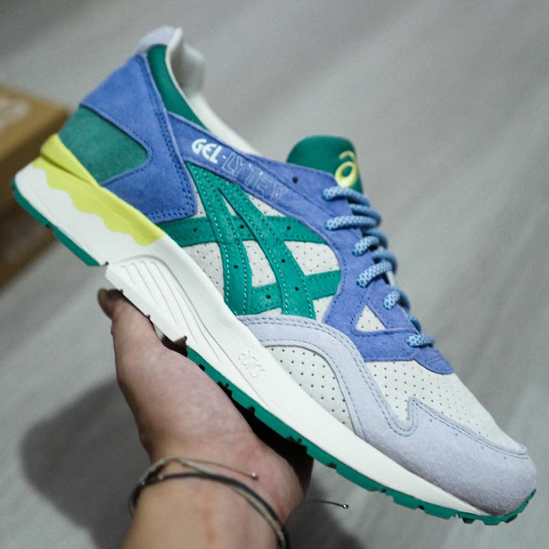 ASICS GEL-LYTE V亚瑟士春季限定配色男士跑鞋复古翻毛皮运动鞋-图0