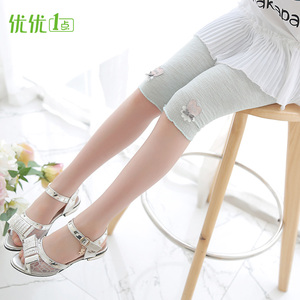 女童夏季薄款七分裤