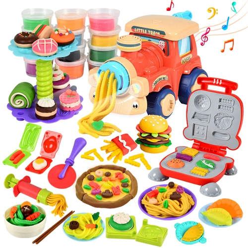 Детская форма для мороженого, комплект, сверхлегкий пластилин, игрушка, инерционная глина