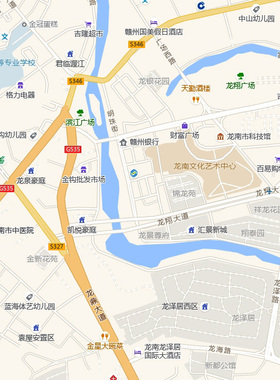 龙南市城区地图2026新版定制街道图高清防水装饰中介办公室贴挂图