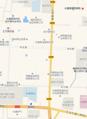 社旗县城区地图2026新版定制街道图高清防水装饰中介办公室贴挂图