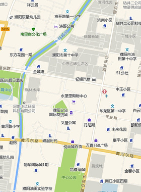 濮阳市城区地图2026新版定制街道图高清防水装饰中介办公室贴挂图