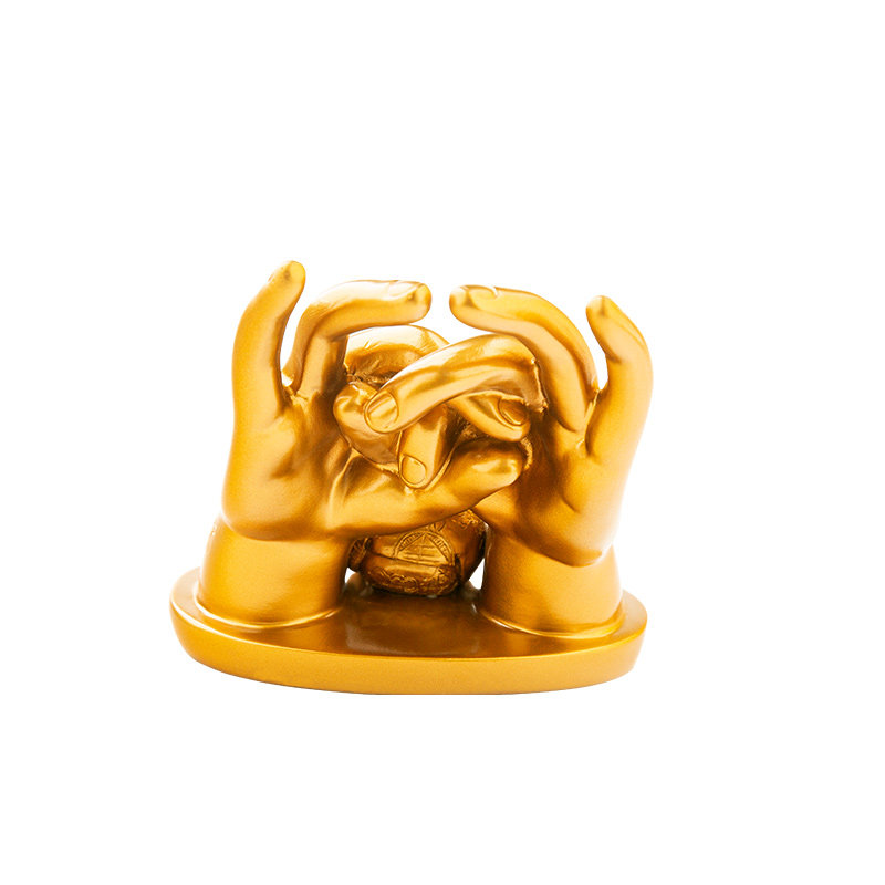 原装正品李居明八运吉祥物【财神大手印】大黑天财神家居办公摆设