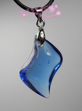 水晶紫色男女款卡扣吊坠