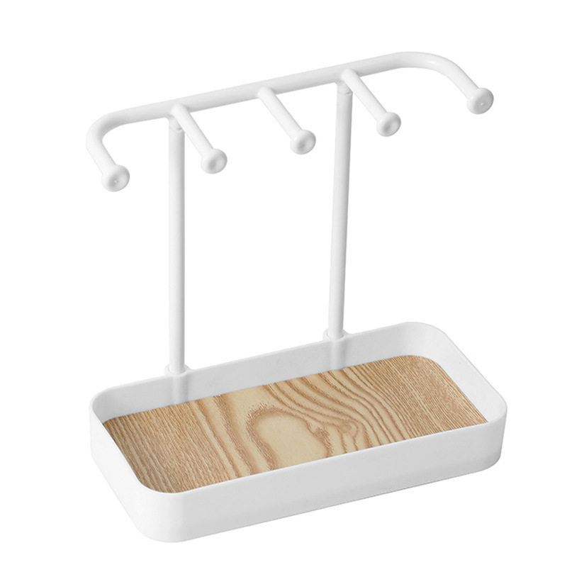 Japanese jewelry display stand desktop dressing table hanging earrings necklace bracelet ring hanger entrance key storage box
