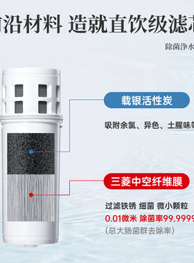 可菱水便携式过滤直饮净水壶
