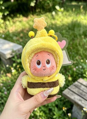日本ULALOV星星人小蜜蜂小厨娘可爱包包挂件钥匙扣生日礼物送女生