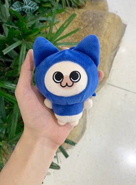 日本ULALOV可爱怪物猎人小呆猫毛绒公仔玩偶娃娃挂件钥匙扣礼物