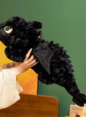 日本ULALOV无牙仔玩偶吋套筒扳手龙毛绒玩具公仔女生睡觉抱枕