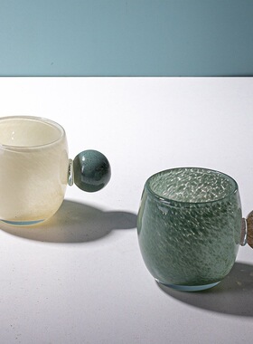 艺术玻璃水杯 日式清酒杯子礼品 创意装饰工艺品 手工玻璃花瓶