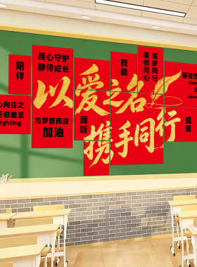 幼儿园小学家长会黑板报磁吸贴纸