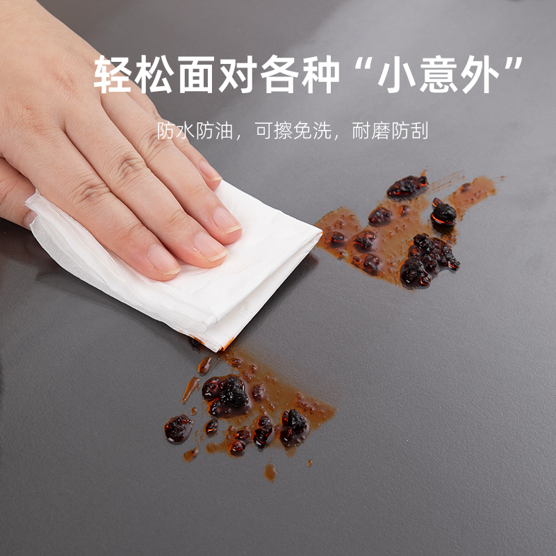 软玻璃pvc透明桌布餐桌垫免洗防水防油防烫水晶板茶几桌面保护垫 - 图2