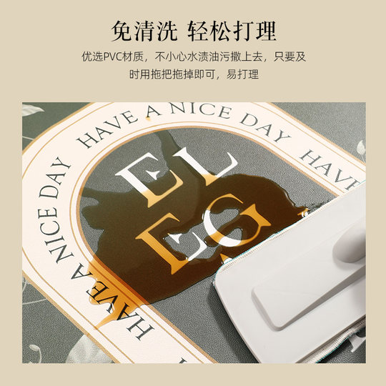 Entrance door floor mats are stain-resistant, non-slip, wipeable and wash-free, PVC leather carpets, high-end entry door and entrance door mats.