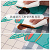 Kitchen floor mats are non-slip, oil-resistant and stain-resistant, wipeable and washable, pvc strips, home kitchen floor mats, special carpets.