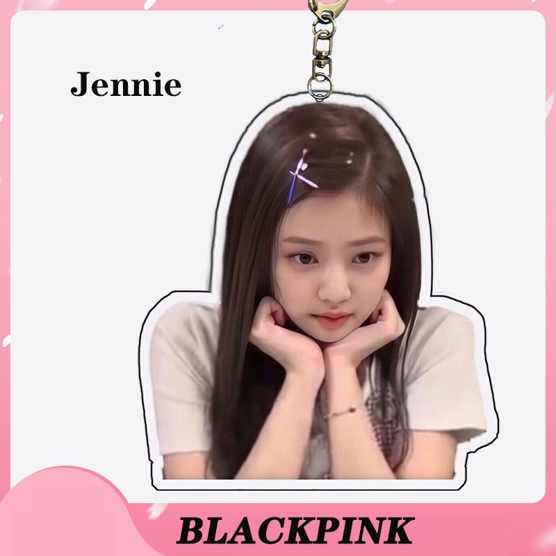 jennie同款金智妮钥匙扣大头周边书包挂件blackpink应援物饰可爱-图2