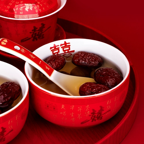 Прямо для свадебной чайной чашки, свадебной свадебной счастливой чашки счастливая чаша, свадебная красная пара красных паров припасов