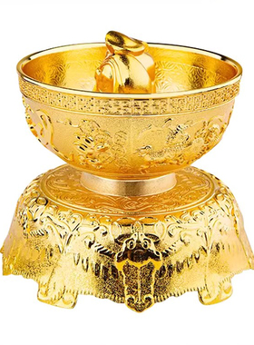 原装正品李居明九运常年吉祥物[大黑天聚宝盆[摆件客厅办公摆设