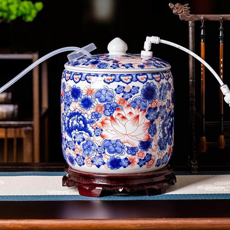 泡茶桶自动进水带浮球阀储水罐陶瓷器景德镇纯净上水水桶功夫茶,淘宝优惠券,粉丝福利购,淘宝优惠卷