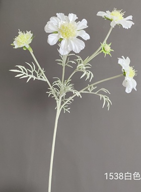 仿真花植绒轮风菊雏菊野菊 北欧田园家具样板间婚庆装饰拍照批发