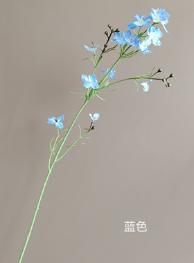 仿真花千鸟花白蝶花白桃花山桃草家居样板间花坛婚庆装饰摄影道具