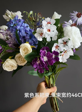 仿真花假花客厅装饰插花餐桌电视柜酒柜茶几别墅酒店摆件花艺