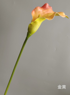 仿真花手感网纹大号马蹄莲海芋 现代家居样板间装饰婚庆拍照直播