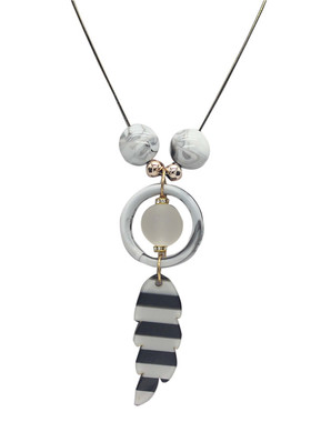 choker波西米亚风几何形毛衣链