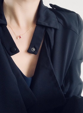 加拿大伊丽莎白女王权杖锁骨链