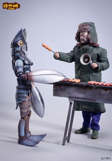 The first street barbecue scene set 1/12